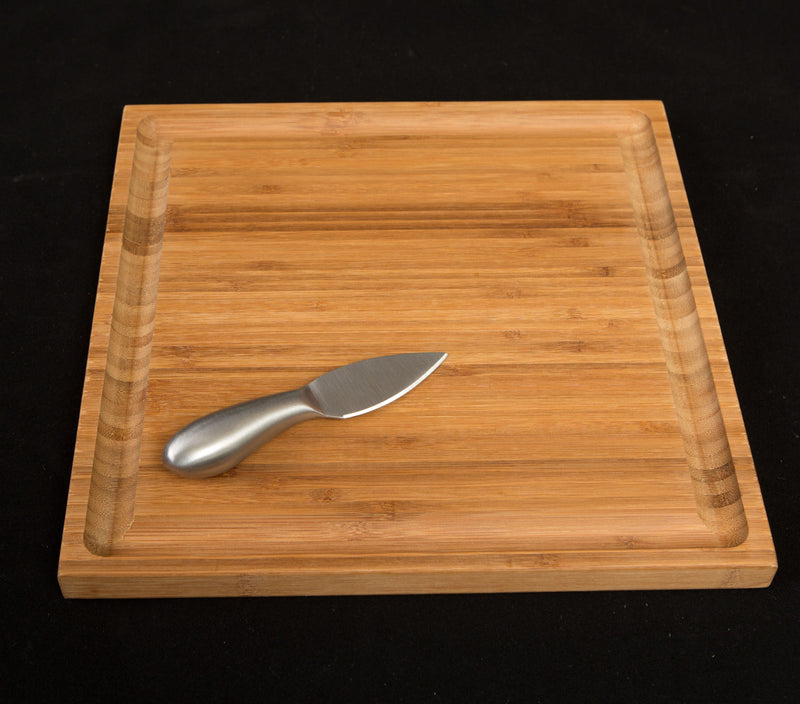 11x11 Cutting Board & Cheese Knife Set – Echo Valley Meats - Gifts
